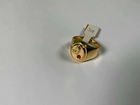 18 krt geelgouden ring - afbeelding 3 van  5
