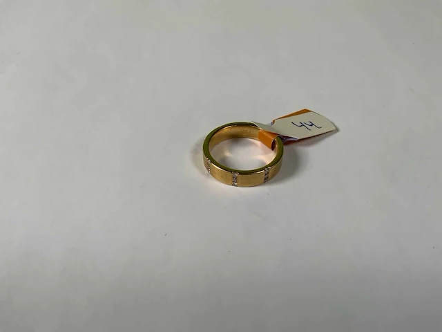 18 krt geelgouden ring - afbeelding 1 van  5