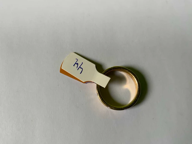 18 krt geelgouden ring - afbeelding 4 van  5