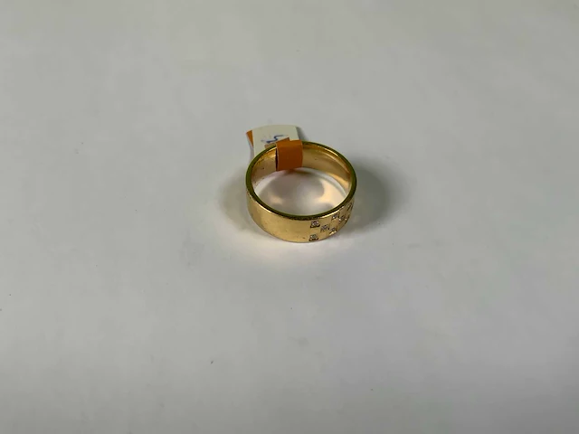 18 krt geelgouden ring - afbeelding 2 van  4