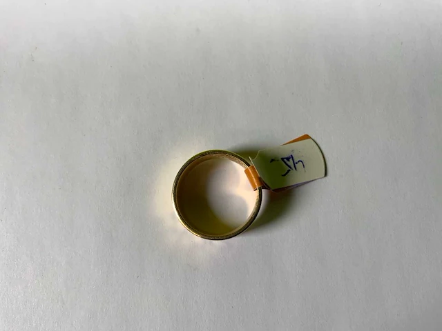 18 krt geelgouden ring - afbeelding 4 van  4