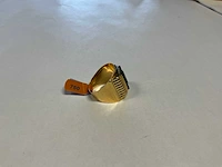 18 krt geelgouden ring - afbeelding 3 van  4