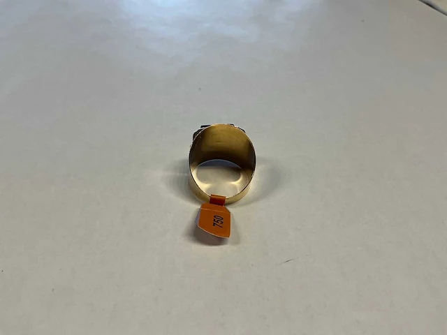18 krt geelgouden ring - afbeelding 4 van  4