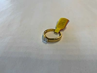 18 krt geelgouden solitairring - afbeelding 1 van  4