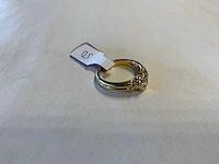 18 krt geelgouden solitairring - afbeelding 2 van  4