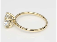 18 krt gouden ring met diamant 3.00crt - afbeelding 5 van  6