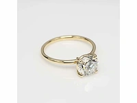 18 krt gouden ring met diamant 3.01crt