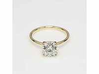 18 krt gouden ring met diamant 3.01crt - afbeelding 3 van  7