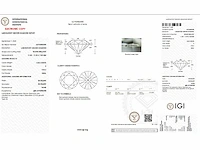 18 krt gouden ring met diamant 6,04 crt - afbeelding 2 van  6