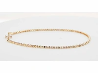 18 krt gouden tennis armband met natuurlijke diamant 1,54 crt - afbeelding 5 van  8