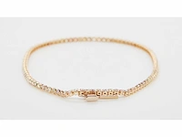 18 krt gouden tennis armband met natuurlijke diamant 1,54 crt - afbeelding 6 van  8