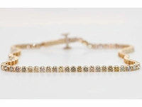 18 krt gouden tennis armband met natuurlijke diamant 2,20 crt - afbeelding 1 van  7