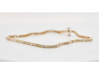 18 krt gouden tennis armband met natuurlijke diamant 2,20 crt - afbeelding 3 van  7