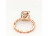 18 krt. rose gouden ring 5,04 crt. diamanten - afbeelding 11 van  12