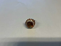 18 krt wit- en geelgouden ring - afbeelding 1 van  4
