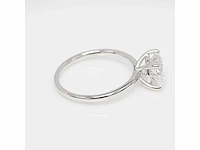 18 krt. wit gouden ring met 1,50 diamant e-vs1 met certificaat - afbeelding 3 van  13