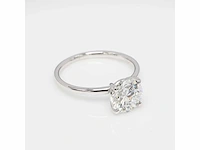18 krt. wit gouden ring met 1,50 diamant e-vs1 met certificaat - afbeelding 4 van  13