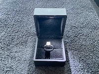 18 krt. wit gouden ring met 1,50 diamant e-vs1 met certificaat - afbeelding 8 van  13