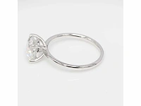 18 krt. wit gouden ring met 1,50 diamant e-vs1 met certificaat - afbeelding 11 van  13
