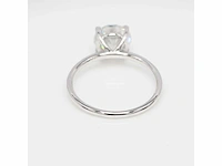 18 krt. wit gouden ring met 1,50 diamant e-vs1 met certificaat - afbeelding 2 van  13