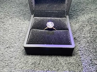 18 krt. wit gouden ring met 3,07 crt. diamant - afbeelding 2 van  13