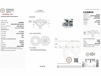 18 krt wit gouden ring met blauw diamant 2,28 crt - afbeelding 2 van  6