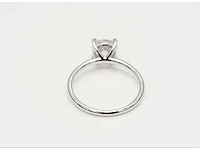 18 krt. wit gouden ring met diamant 1,01 crt. - afbeelding 6 van  7