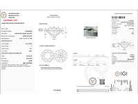 18 krt. wit gouden ring met diamant 4,02 crt. - afbeelding 12 van  18