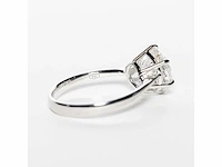 18 krt. wit gouden ring met diamant 4,04 crt. - afbeelding 3 van  21