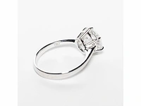 18 krt. wit gouden ring met diamant 4,04 crt. - afbeelding 21 van  21