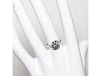 18 krt. wit gouden ring met diamant 5,05 crt. - afbeelding 11 van  19