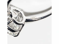 18 krt. wit gouden ring met diamant 5,05 crt. - afbeelding 17 van  18