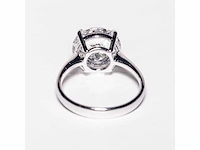 18 krt. wit gouden ring met diamant 5,05 crt. - afbeelding 18 van  18
