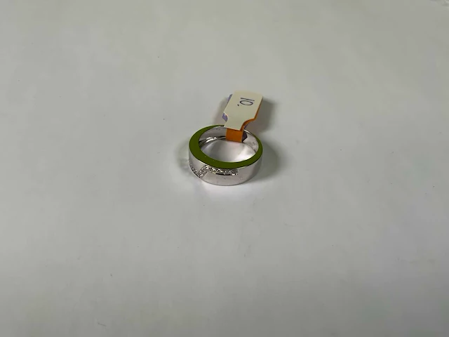 18 krt witgoud ring - afbeelding 1 van  4