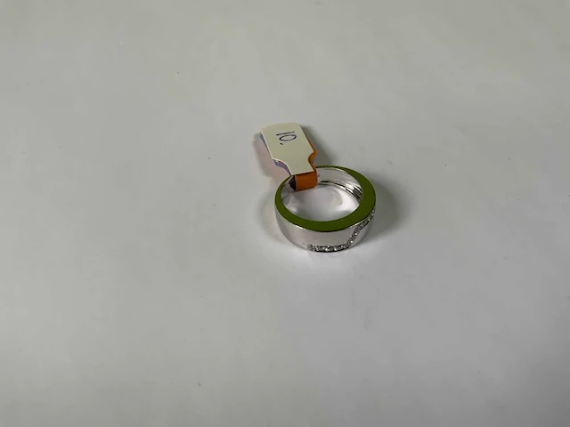 18 krt witgoud ring - afbeelding 2 van  4