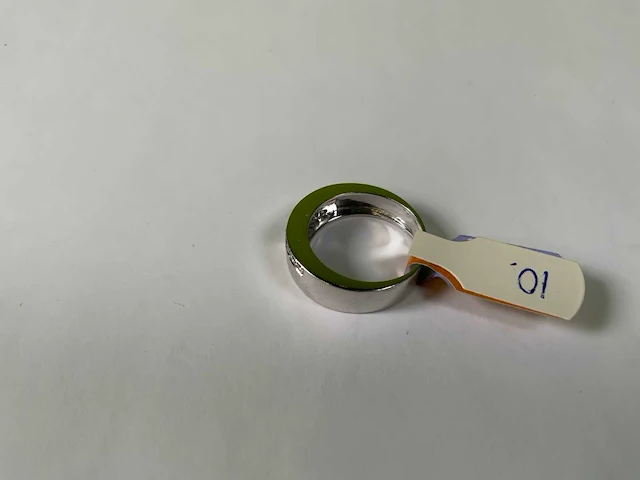 18 krt witgoud ring - afbeelding 3 van  4