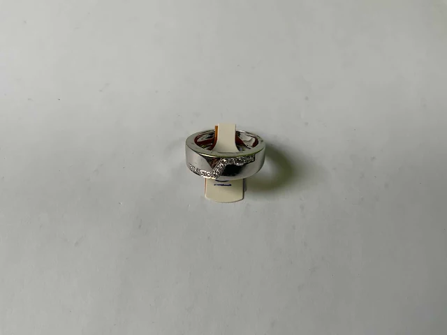 18 krt witgoud ring - afbeelding 4 van  4