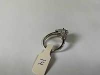 18 krt witgoud ring - afbeelding 3 van  5