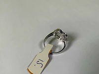 18 krt witgoud ring - afbeelding 3 van  5