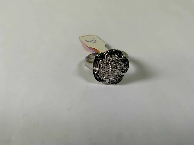 18 krt witgoud ring - afbeelding 4 van  5