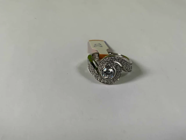 18 krt witgoud ring - afbeelding 3 van  5