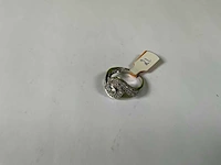 18 krt witgoud ring - afbeelding 1 van  5