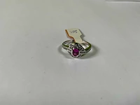 18 krt witgoud ring - afbeelding 3 van  5