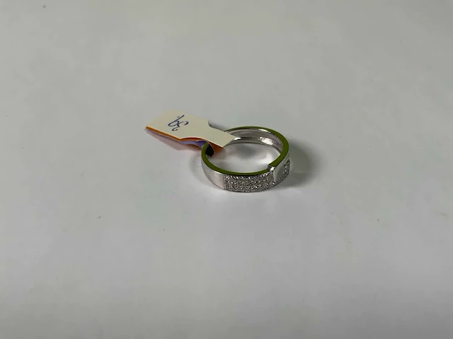 18 krt witgoud ring - afbeelding 2 van  5