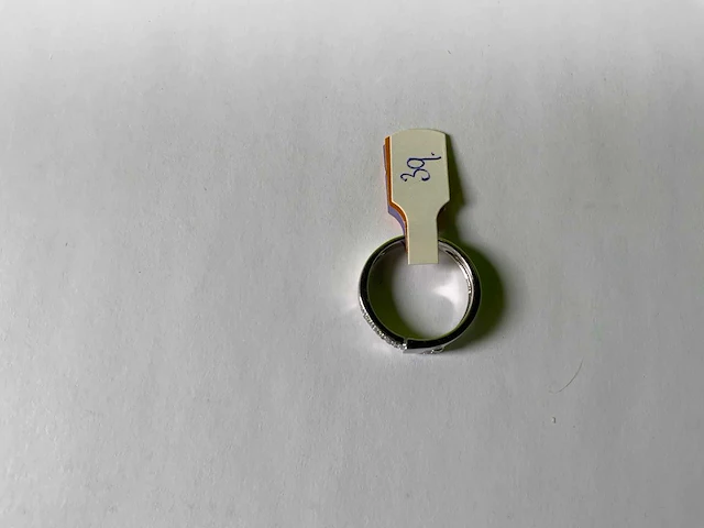 18 krt witgoud ring - afbeelding 4 van  5