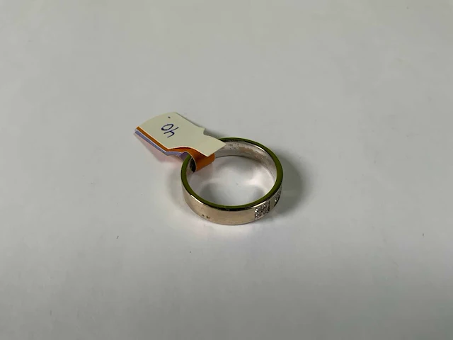 18 krt witgoud ring - afbeelding 2 van  4