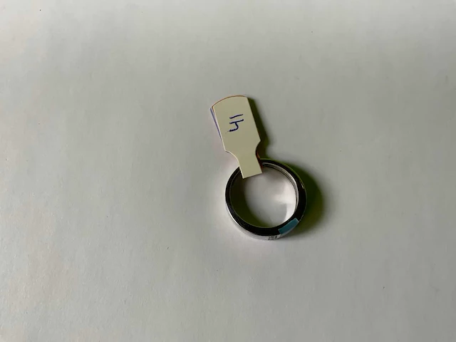 18 krt witgoud ring - afbeelding 3 van  5