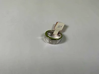 18 krt witgoud ring - afbeelding 1 van  5