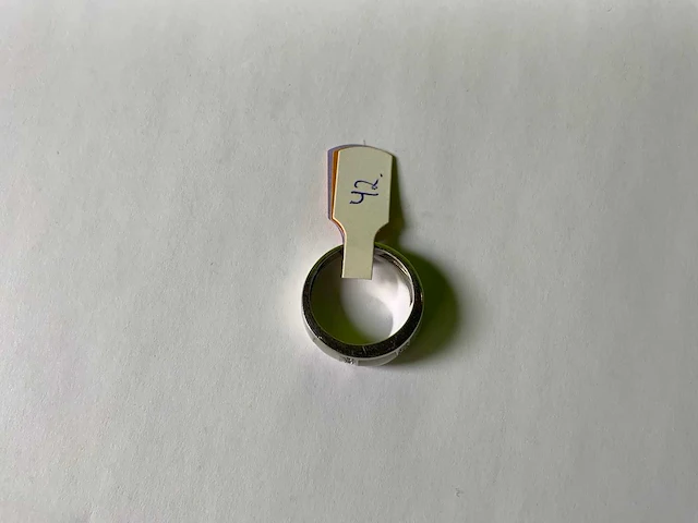 18 krt witgoud ring - afbeelding 4 van  5