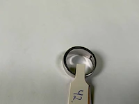 18 krt witgoud ring - afbeelding 5 van  5